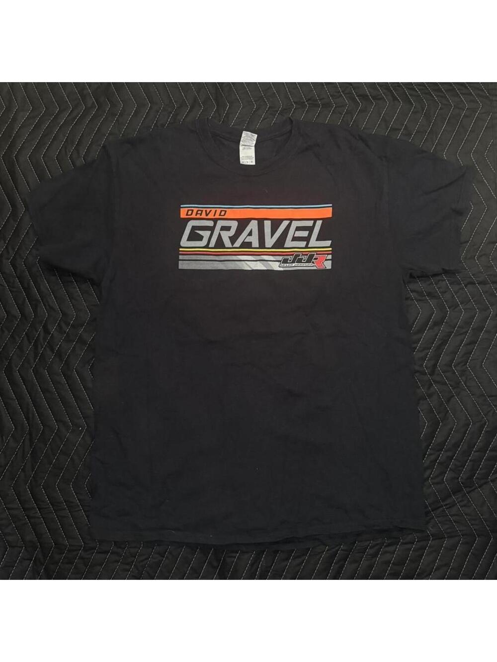Men's Black and Navy Tshirt